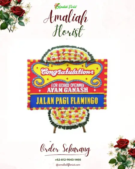 Sewa Papan Bunga Sijenjang
